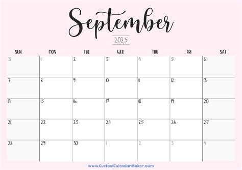 2025 Calendar Printable Designation Meaning - Florence T. Michels