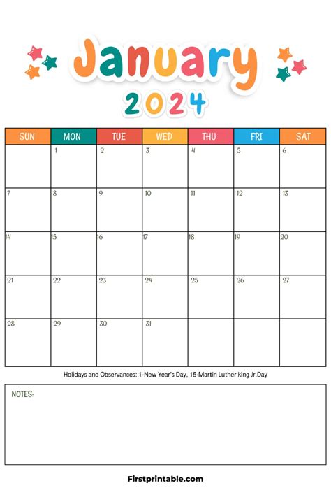 Printable editable fillable january calendars 2024 2025 – Artofit