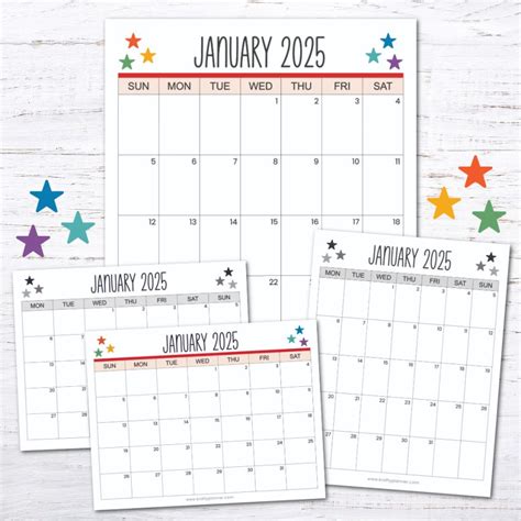 Printable 2025 Calendar to Plan Your Year — Krafty Planner