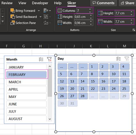 Excel calendar template for data visualization download