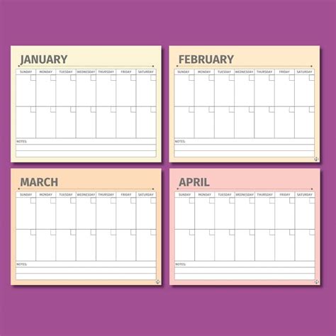Free Printable Two-Week Calendar Template (PDF Download)