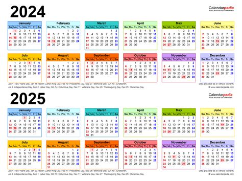Yearly Calendar 2024 2025 - Roz Leshia