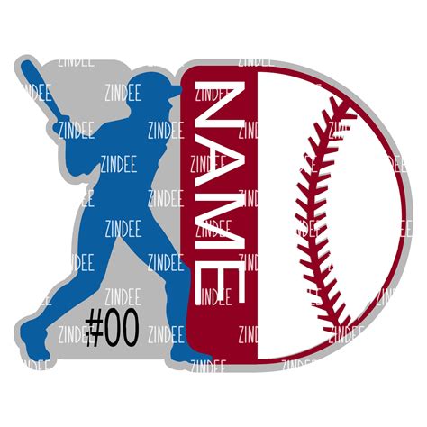 Baseball Tag acrylic blank (3 inch) – Zindee