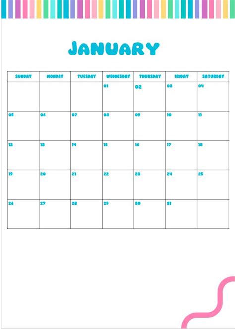 2025 Family Calendar Pack Printable & Downloadable Whimsical Designs ...