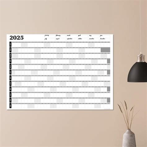Extra Large 2025 Wall Calendar - Etsy