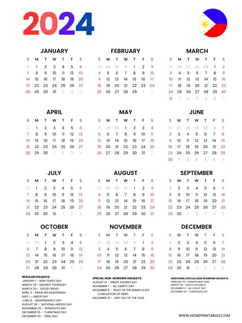 2025 Holidays Calendar Philippines - Dalia Max