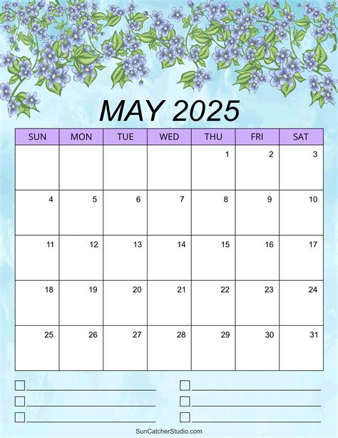 2025 Monthly Calendar Printable Cute - Adela Martin
