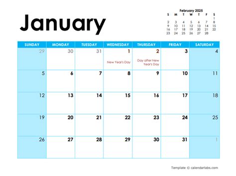 2025 New Zealand Monthly Calendar Colorful Design - Free Printable ...