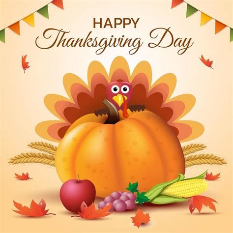 Happy Thanksgiving Day Poster Design 1340516 Vector Art at Vecteezy