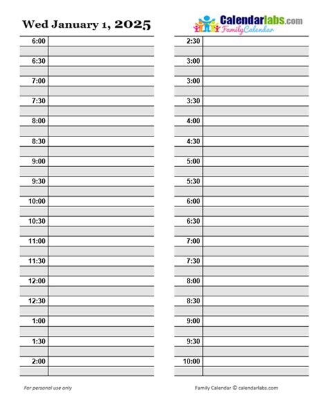 2025 Printable Calendar Free Daily Planner - Thomas M Clifton