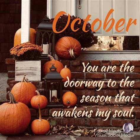 87 October Quotes to Welcome a Happy Month of Blessings | LouiseM