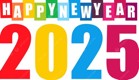 Happy New Year 2025 Vector, 2025, Happy New Year 2025, 2025 Logo PNG ...
