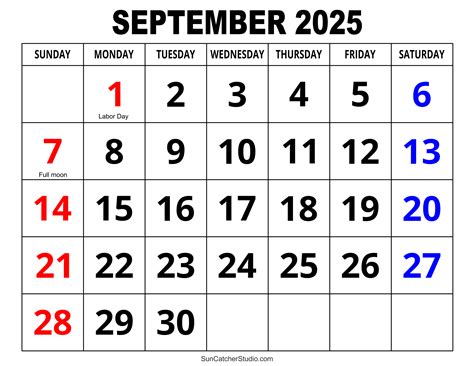 Free Printable Calendar 2025 Monthly Sept - Dasie Rosanne