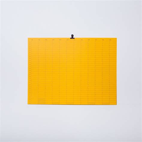2025 Yearly Wall Calendar - Citrine – Case Study