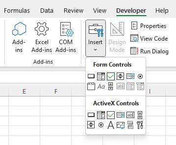 How to Insert Checkbox in Excel