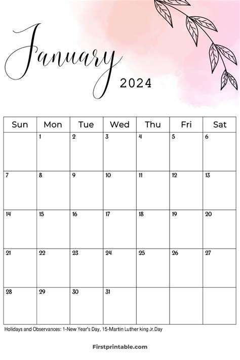 Fillable 2025 Calendar - Educational Printable Activities