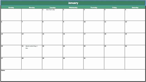 Free event Calendar Template – Letter Example Template