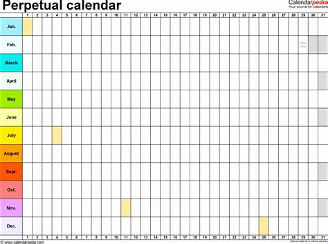10 Planning Calendar Template Excel - Excel Templates