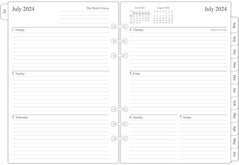 2025 Calendar Printable A5 Dimensions - Carolyn Nash