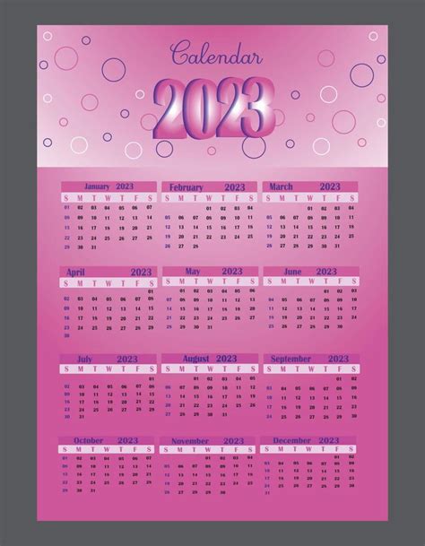 Calendar Design Layout 13923759 Vector Art at Vecteezy
