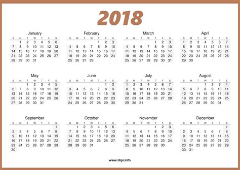 Free Printable One Month Calendar - Template Calendar Design