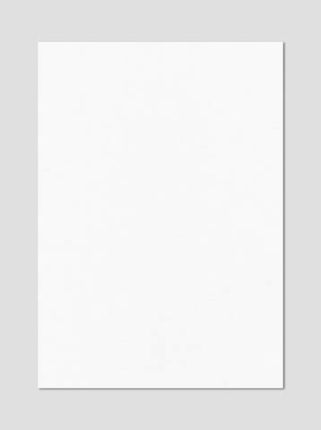 Blank White A4 Paper Sheet Mockup Template Stock Photo - Download Image ...