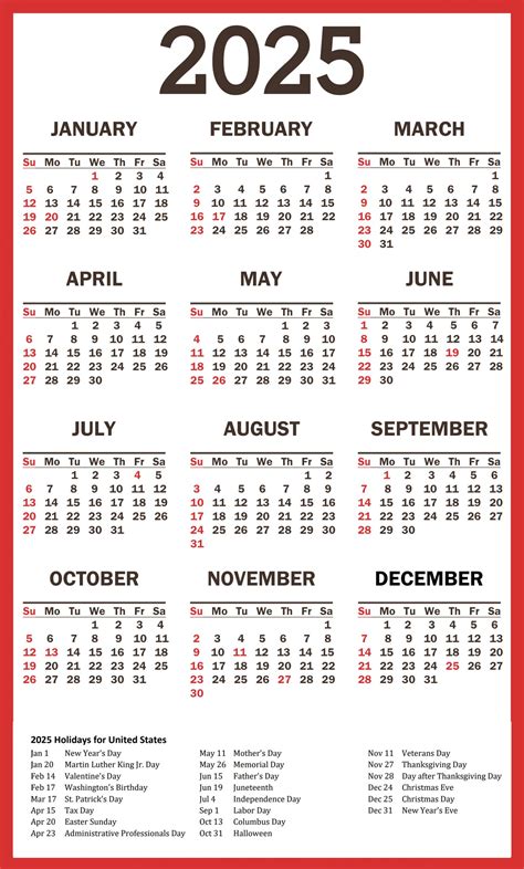 2025 Fillable Calendar With Holidays - Adel Sadie