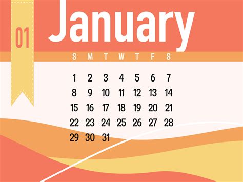 January calendar vector 16086600 Vector Art at Vecteezy