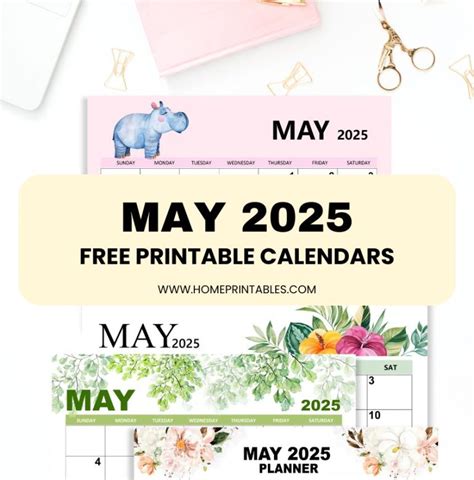 May 2025 Calendar Free Printables - 35 Best Templates!