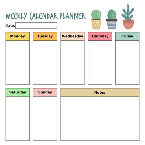 2 Week Calendar Weekly With Time - 10 Free PDF Printables | Printablee