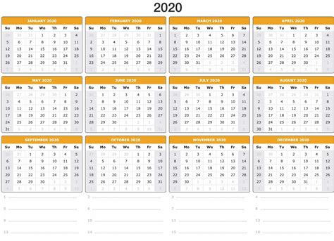 Print Year Calendar One Page | Calendar Printables Free Templates