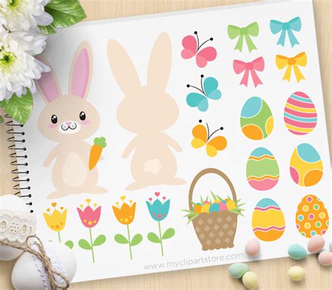 cute easter cliparts_2024