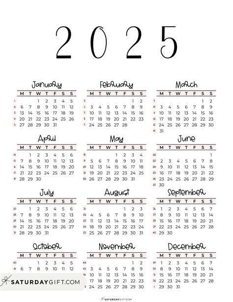 Free Printable 2025 Calendar Template Word 2025 2025 - Megan Hill