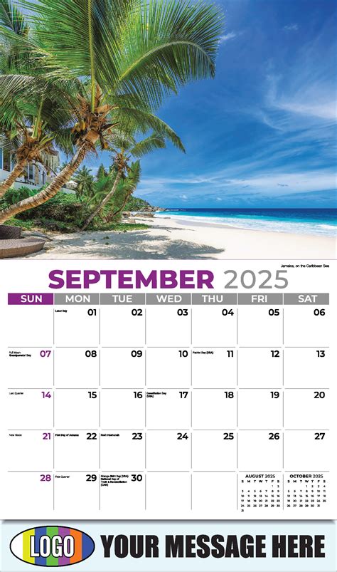 Free Calendar 2025 Printable Jamaica - Xenia Karoline