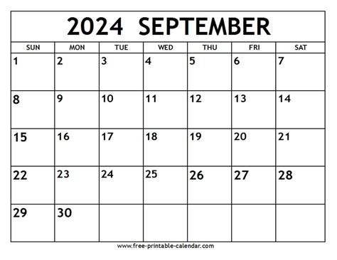 September 2025 Printable Calendar Free Full Page - Blake Springer