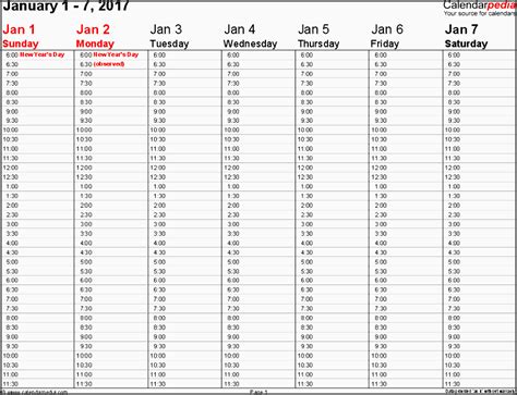 9 One Week Planner Template Easy to Use - SampleTemplatess ...