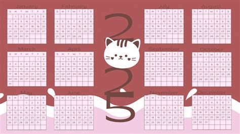 Printable Family Calendar 2025, 2025 Family Monthly Calendar, Calendar ...