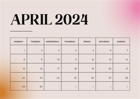 Customize this Aesthetic Modern Monthly Landscape Calendar template in ...