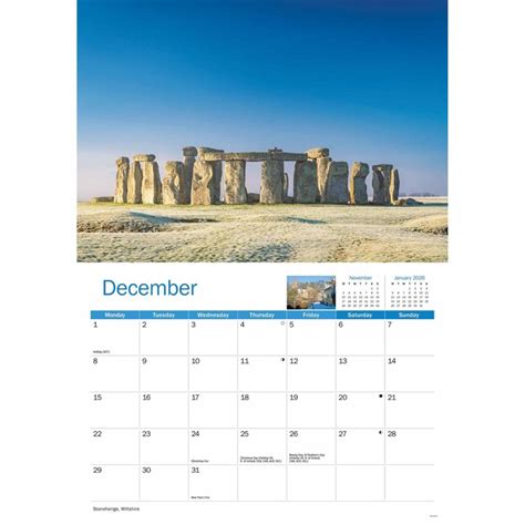 West Country A4 Calendar 2025