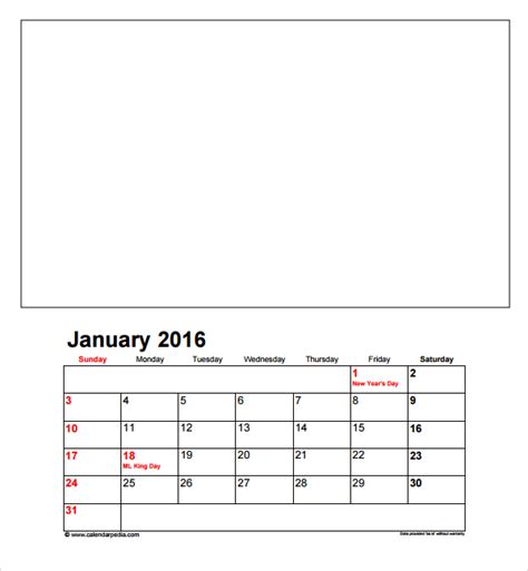 10 Sample Calendar Templates – Samples, Examples & Format | Sample ...
