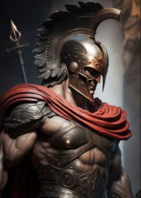 'spartan warrior' Poster, picture, metal print, paint by graficart ...
