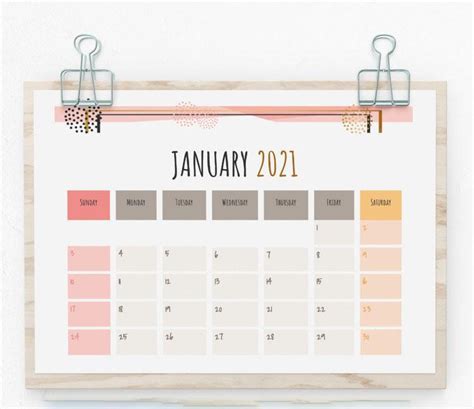 Google Docs Calendar Templates Free - Lanae Maible