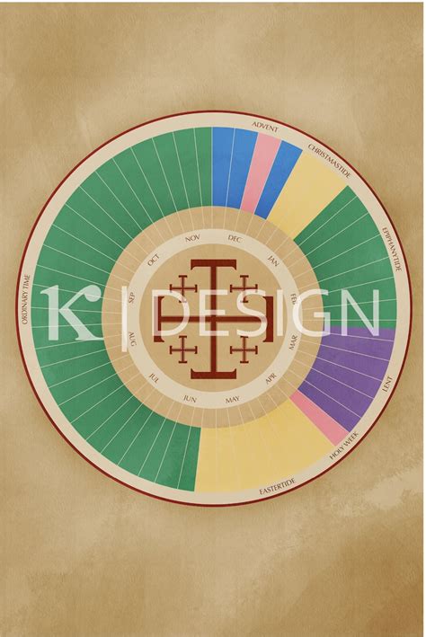 Liturgical Church Year Calendar - Etsy
