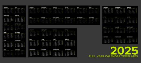 2025 Calendar Vector Images (over 4,100)