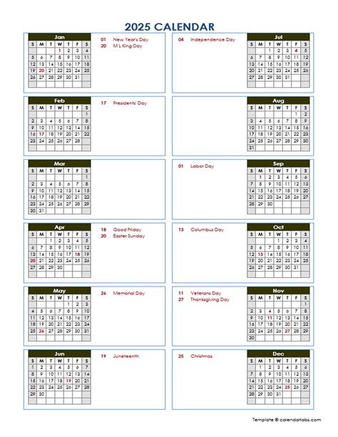 2025 Calendar Layout - Ella Moreira