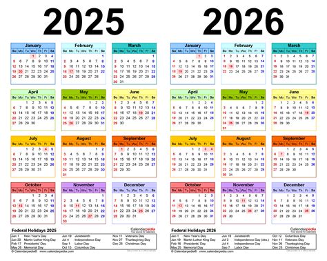 Free Printable 2 Year Calendar 2025 And 2025 - Lara Abigail