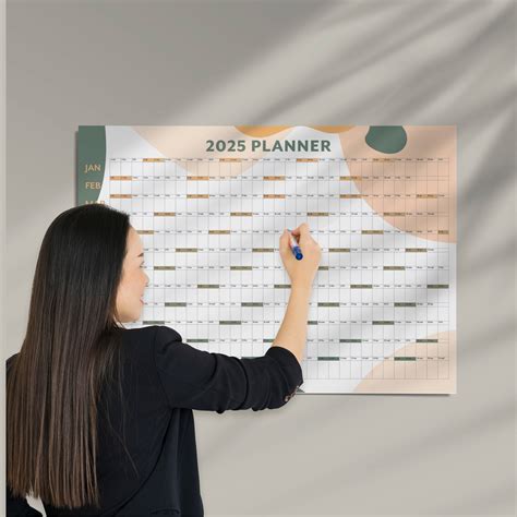 Digital Calendar 2025 Year Planner Printable 2025 Annual Yearly ...