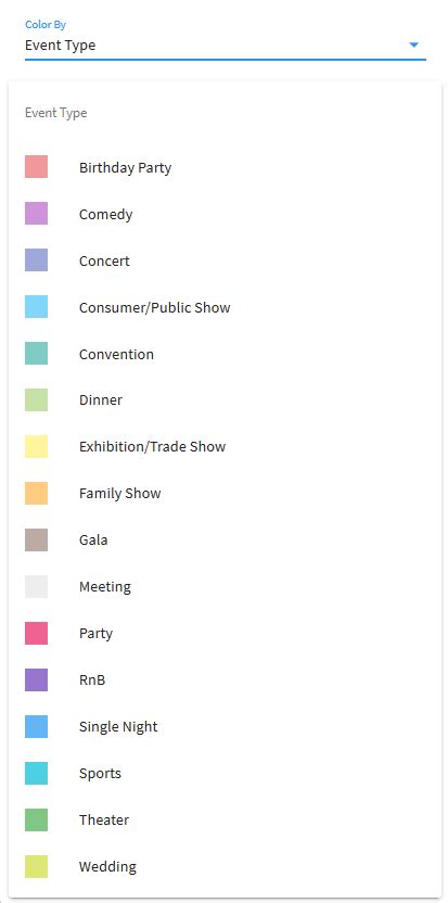 Color Coding Your Calendar - VenueOps