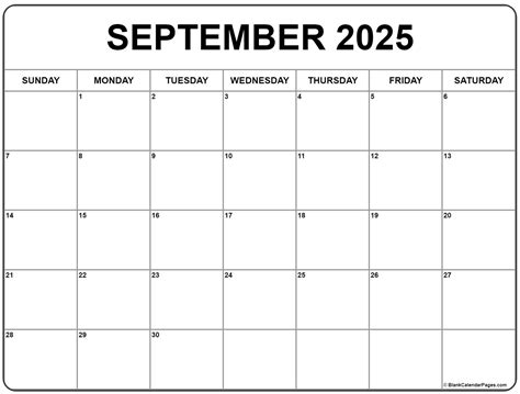 Free Printable September 2025 Calendar With Holidays 2025 Calendar ...