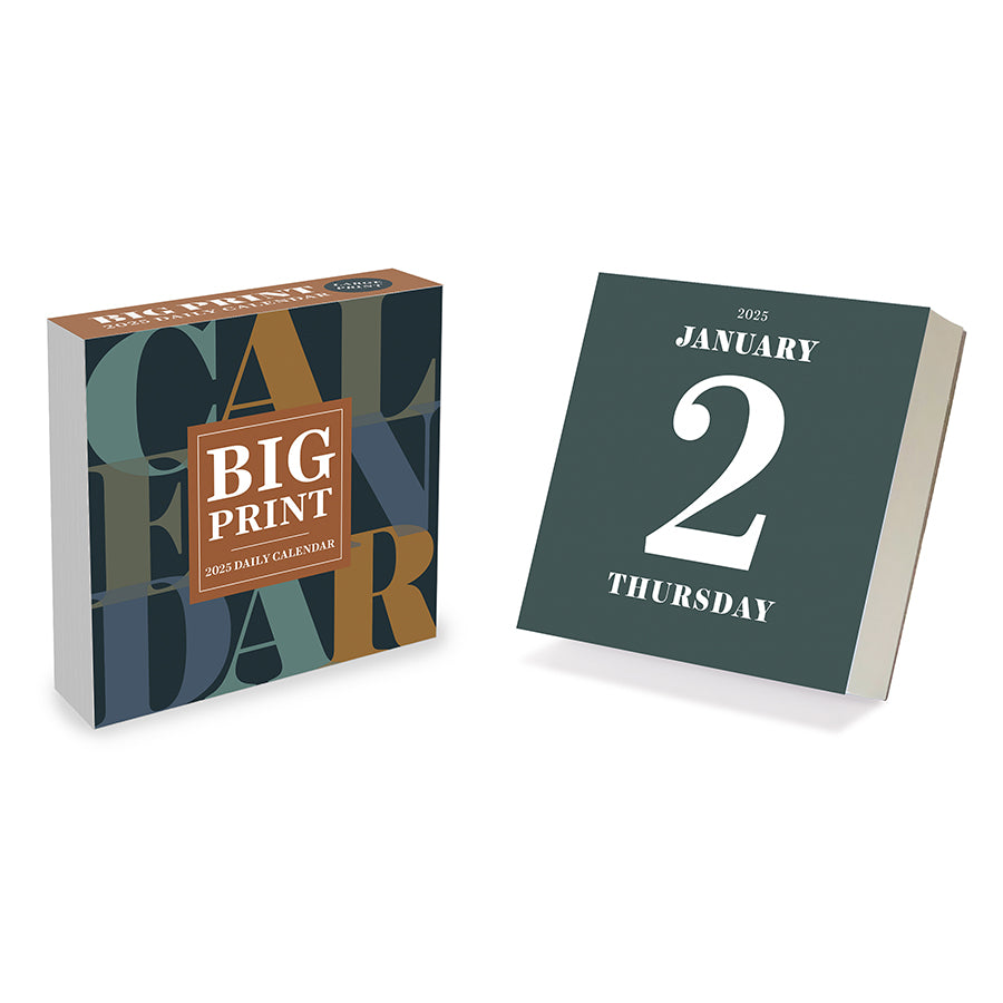 **FINAL SALE** 2025 Big Print Daily Desktop Calendar | TF Publishing ...